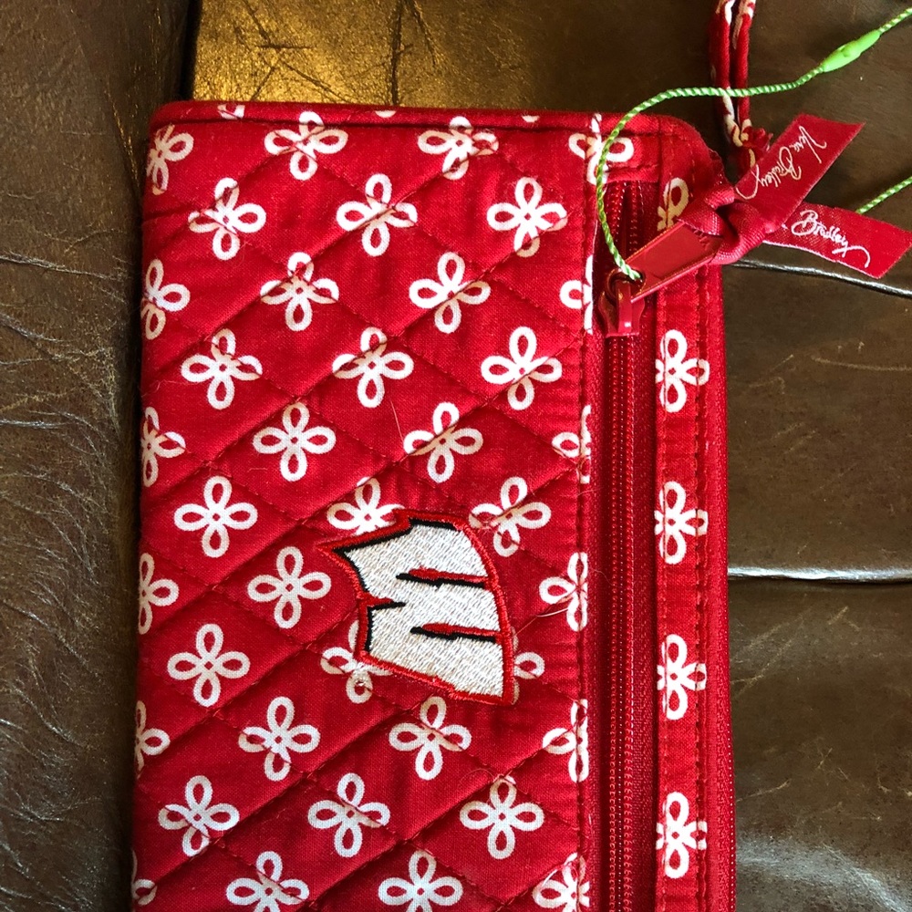 Front zip Vera Bradley University of Wisconsin